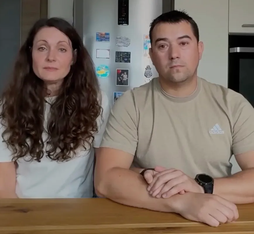 Dragica Štrucl in David Slodnjak, Teova starša